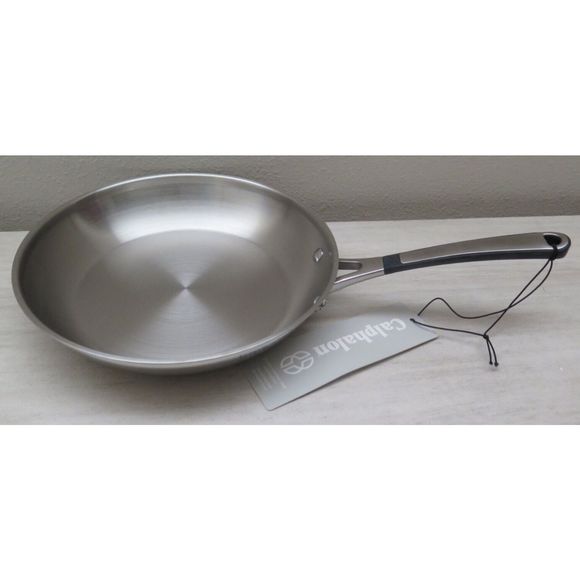 Calphalon 1388 8" Frying Pan & 1390 10" Tri-Ply Stainless Steel Frying Pan Set - Picture 2 of 14